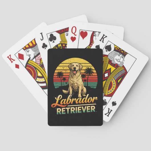 Mein Labrador Retriever Spielkarten (Rückseite)