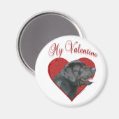 Mein Labrador Retriever Valentine Magnet (Vorderseite/Rückseite)