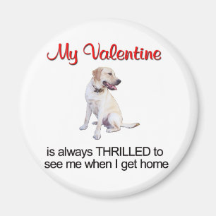 Mein Labrador Valentine Magnet