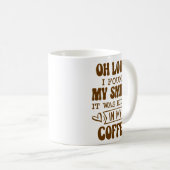 Mein Lächeln gefunden Kaffeetasse (VorderseiteRechts)