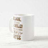 Mein Lächeln gefunden Kaffeetasse (Vorderseite Links)