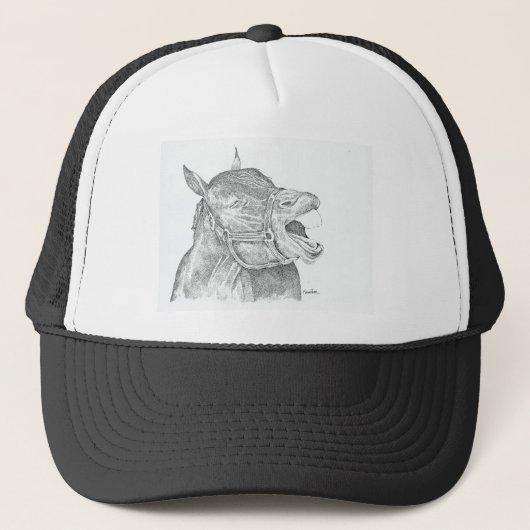 Mein lachendes Pferd Truckerkappe (Vorderseite)