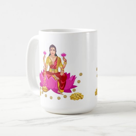 Mein Lakshmi Kaffeetasse (Vorderseite Links)