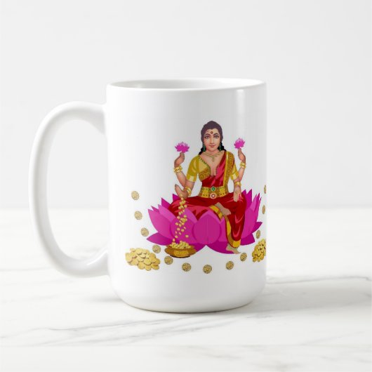 Mein Lakshmi Kaffeetasse (Links)