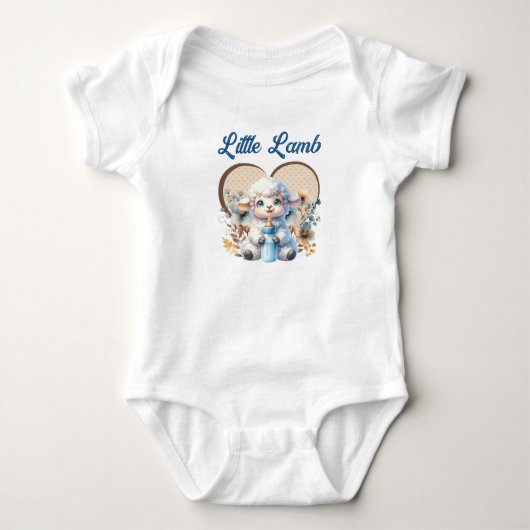 Mein Lämmchen Baby Strampler (Vorderseite)