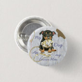 Mein Lancashire Heeler Ate My Lessingplan Button (Vorne & Hinten)