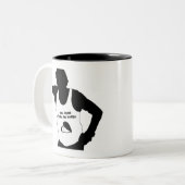 MEIN LAND IST es FORMT - Wortspiele Zweifarbige Tasse (Vorderseite Links)