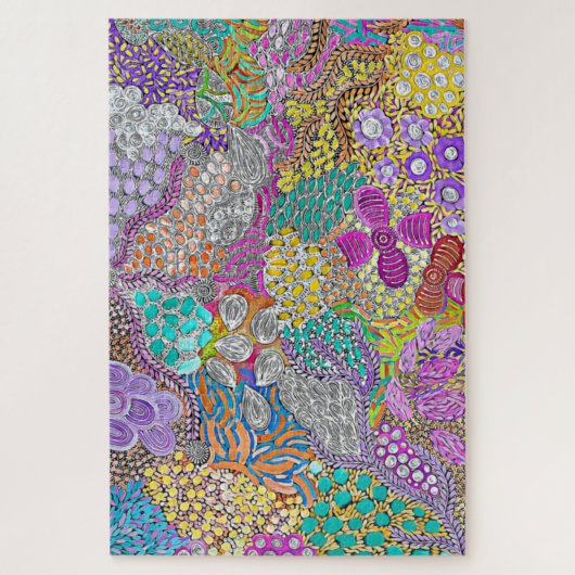 Mein Land von Helen Rubuntja Puzzle (Vertikal)