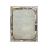 Mein Landhaus 8.5x11 Notepad Notizblock (Rotiert)