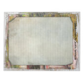 Mein Landhaus 8.5x11 Notepad Notizblock (Vorderseite)