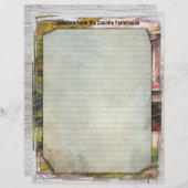 Mein Landhaus 8.5x11 Papierblatt (Vorne/Hinten)