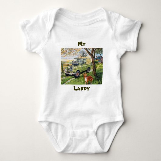 Mein Landy Baby wachsen (Strampler) Strampler (Vorderseite)