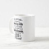 Mein langweiliges Lockdown Life - Funny Pandemic S Kaffeetasse (Vorderseite Links)