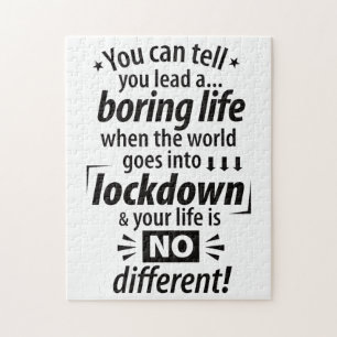 Mein langweiliges Lockdown Life - Funny Pandemic-S Puzzle