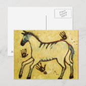 Mein Lascaux Pferd Postkarte (Vorne/Hinten)