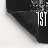 Mein Leben änderte sich, als ich lernte, Gott zu v Mousepad (Ecke)
