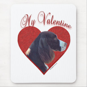 Mein Leben Englisch Springer Spanisch Valentine Mousepad