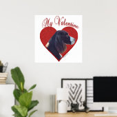 Mein Leben Englisch Springer Spanisch Valentine Poster (Heimbüro)