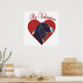 Mein Leben Englisch Springer Spanisch Valentine Poster (Küche)