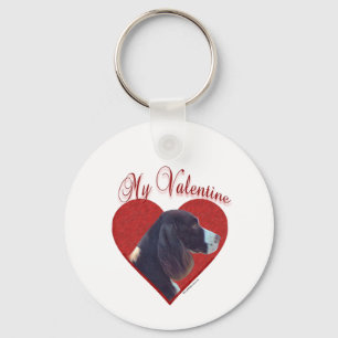 Mein Leben Englisch Springer Spanisch Valentine Schlüsselanhänger