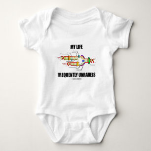Mein Leben entwirrt häufig sich (DNS-Reproduktion Baby Strampler