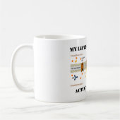 Mein Leben hängt nach aktivem Transport ab (Spaß) Kaffeetasse (Links)