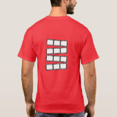 Mein Leben in Bildern T-Shirt (Rückseite)