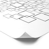 Mein Leben in Wochen. Lebenskalender. 80 Jahre. Poster (Ecke)