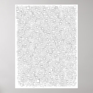 Mein Leben in Wochen. Lebenskalender. 80 Jahre. Poster