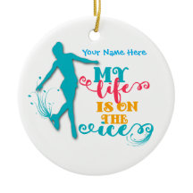 Mein Leben ist auf der Eis-Zahl Skaten-Verzierung