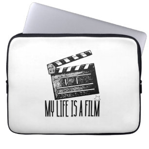 Mein Leben ist ein Film Laptopschutzhülle