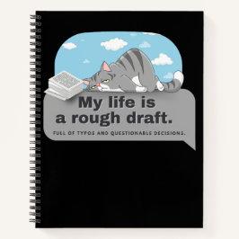 Mein Leben ist ein grober Entwurf: Schriftsteller- Notizblock