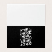 Mein Leben ist ein Horror-Film - lustiges Hallowee (Außenseite Aufgefaltet)