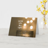 Mein Leben ist ein leichtes Zitat gelassen Karte (Gelbe Blume)