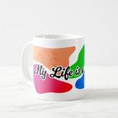 Mein Leben ist ein Segen Kaffeetasse (Vorderseite Links)