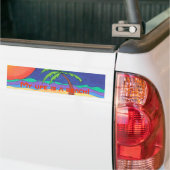 Mein Leben ist ein Strand! Autoaufkleber (Auf Lkw)