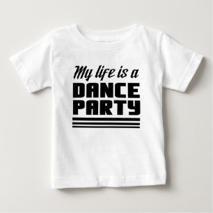 Mein Leben ist ein Tanz-Party Baby T-shirt