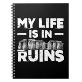 Mein Leben ist in Ruins Funny Archaeology Notizblock (Vorderseite)