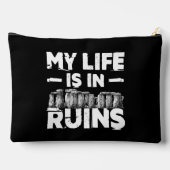 Mein Leben ist in Ruins Funny Archaeology Zubehörtasche (Rückseite)