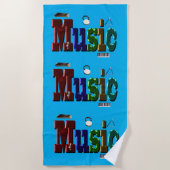 Mein Leben ist Musik, Strandhandtuch (Vorderseite)