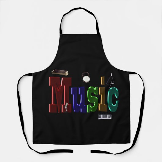 Mein Leben ist Musik, volle Schürze (Vorderseite)