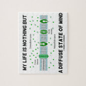 Mein Leben ist nur ein diffuser Staat des Geistes Puzzle (Vertikal)