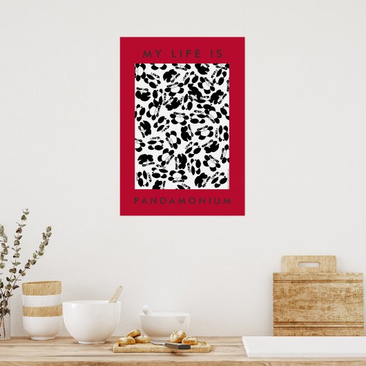 Mein Leben ist Panda-Monium Poster (Küche)