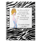 Mein Leben ist so voll von Drama und Rolle, die da Notizblock (Vorderseite)