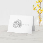 Mein Leben Karte (Gelbe Blume)
