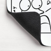 "Mein Leben lädt" Mousepad herunter (Ecke)