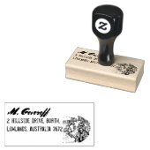 Mein Leben, meine Wahl. Prinzessin-ähnliche Frau & Gummistempel (Stempel)