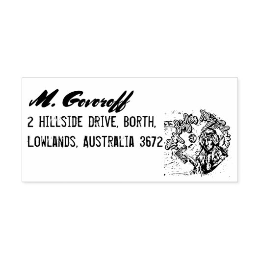 Mein Leben, meine Wahl. Prinzessin-ähnliche Frau & Gummistempel (Prägung)