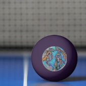 Mein Leben, meine Wahl. Prinzessin-ähnliche Frau & Tischtennisball (Netto)