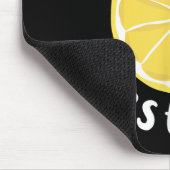 Mein Leben mit Elan leben lustiger positiver Spruc Mousepad (Ecke)